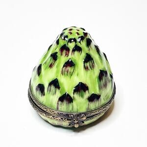Limoges Box Artichoke Veggies Hand Painted Porcelain Trinket